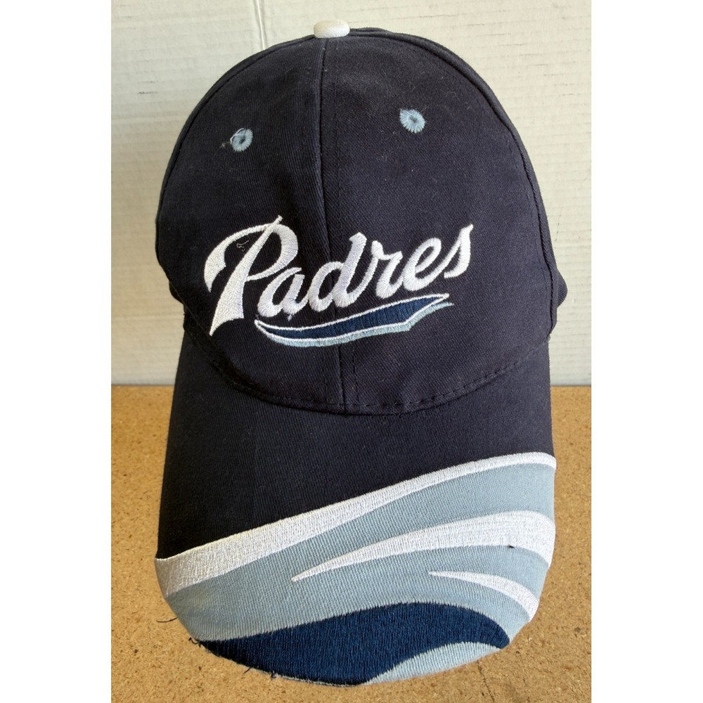 VTG‎ San Diego Padres Blue Hat Mighty 1090 Promo One Size *READ*